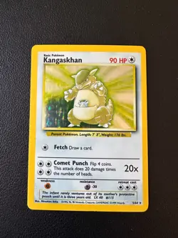 Kangaskhan Pokemon Card TCG 05/64 Jungle Set Unlimited Holo - Image 2