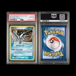 PSA 8 Suicune Gold Star 115/115 EX Unseen Forces Holo Rare Pokemon Card - Image 3
