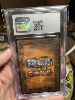 Vintage One Piece TCG A GLUTTON! CH014, 2006 CCG Holo CARD Gem Mint CGC 8 - Image 5
