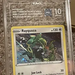 Rayquaza SWSH029 SWSH: Sword & Shield Promo Cards Holo - TAG 10 - Image 3