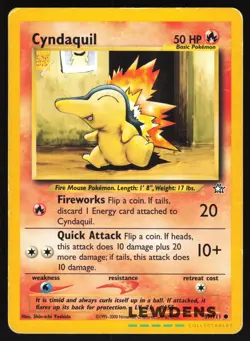 Cyndaquil - 57/111 - Common - Neo Genesis - Pokemon Card - MP1 - Image 1