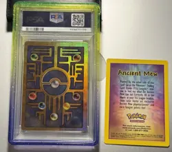 2x SWIRLS 2000 Poke Game Movie Promo Ancient Mew PSA 9, promo card, graded guard - Image 3