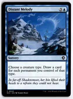 Distant Melody NM ECC Commander: Lorwyn Eclipsed MTG - Image 1