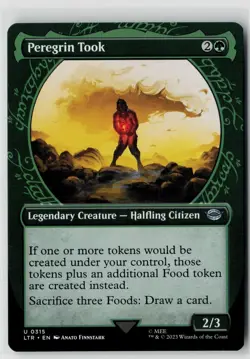 MTG Peregrin Took Showcase 315 Lord Of The Rings LOTR x1 NM Uncommon - Image 1
