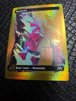 MTG Mountain (0515) - First-Place Foil Aetherdrift NM - Image 1