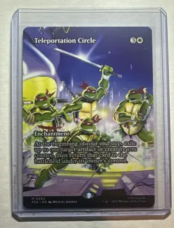 Teleportation Circle Borderless Teenage Mutant Ninja Turtles MTG NM - Image 1