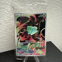 Pokemon TCG Bulbasaur 133/132 Mega Evolutions IR Stamped Promo sealed Mint - Image 1