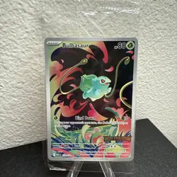 Pokemon TCG Bulbasaur 133/132 Mega Evolutions IR Stamped Promo sealed Mint - Image 2