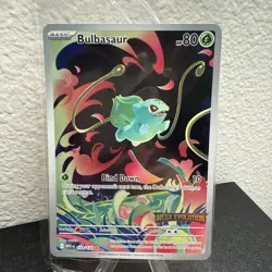 Pokemon TCG Bulbasaur 133/132 Mega Evolutions IR Stamped Promo sealed Mint - Image 4