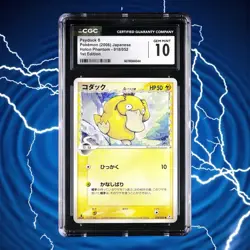 ✨ CGC 10 GEM MINT ✨ 2006 POKEMON JAPANESE HOLON PHANTOMS 1ST ED #018 PSYDUCK - Image 1