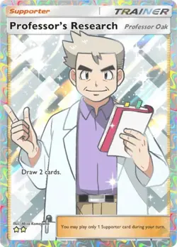 Full Art Professor Research - Pokemon TCG Pocket Digital Trade - Deluxe Pack - Image 1