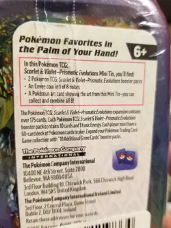 Pokemon TCG Prismatic Evolutions Mini Tins - Lot Of 3 Factory Sealed Tins - Image 5