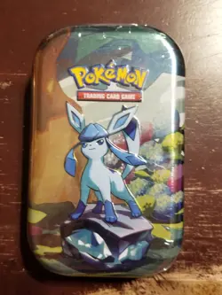 POKEMON TCG SCARLET & VIOLET PRISMATIC EVOLUTIONS MINI TIN X8 FULL ART SET *NEW* - Image 3
