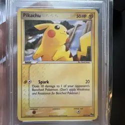 2006 Pokemon TCG | Pop Series 4 | Pikachu Promo Vintage Card Rare Holo PSA 6 - Image 3
