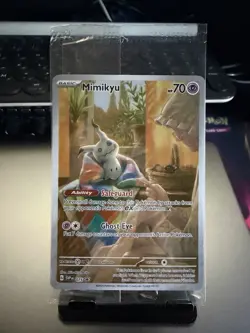 Pokemon Mimikyu SVP 075 Paldean Fates Black Star Promo SEALED - Image 1