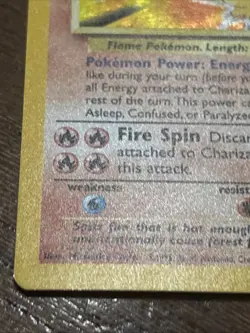 Pokemon TCG Charizard 004/130 Base Set 2 Holo Rare LP - Image 4