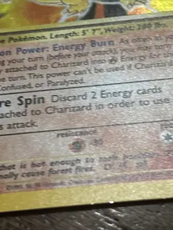 Pokemon TCG Charizard 004/130 Base Set 2 Holo Rare LP - Image 5