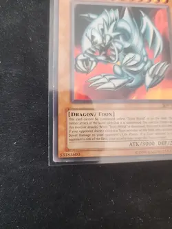 YUGIOH Blue-Eyes Toon Dragon – SDP-020 – Unlimited COMMON 2003 Lightly Played LP - Image 4