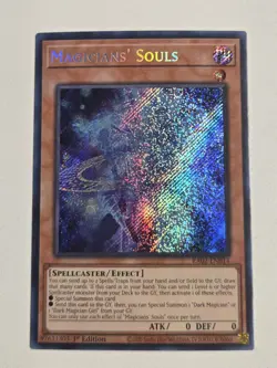 Magicians' Souls RA02-EN014 Secret Rare 1st Edition Yugioh Rarity Collection NM - Image 1