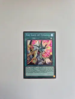 Yugioh Maze of Muertos - The Gaze of Timaeus - MZMU-EN013 - Secret Rare - Image 1
