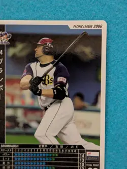 CLIFF BRUMBAUGH ORIX BUFFALOES 24 BASEBALL HEROS2 KONAMI 2006 Japan Sports TCG - Image 3