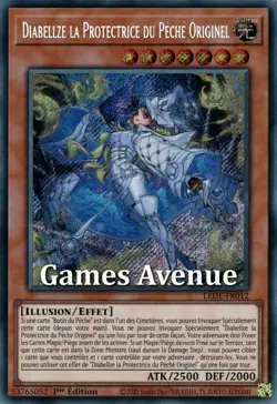 Yu-Gi-Oh ! Diabellze la Protectrice du Peche originel LEDE-FR012 VF/SECRET - Image 1