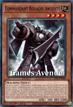 Yu-Gi-Oh ! Commandant Rouages Ancients LEDE-FR008 VF/COMMUNE - Image 1