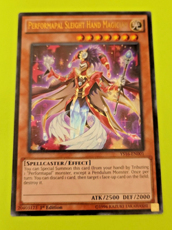 Yu-Gi-Oh Performapal Sleight Hand Magician Ultra Rare 1st Edition YS16-EN001 Lp - Image 1