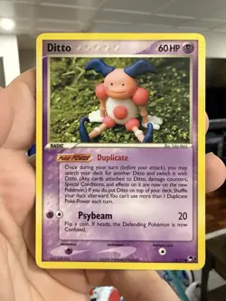 Ditto (Mr. Mime) 12/17 - Pokemon TCG Pop Series 3 Non-Holo Card LP With Crease - Image 1