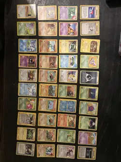 Pokemon TCG Nintendo Wizards Sandshrew, Bellsprout, Machop 40 Card Lot Vintage - Image 1