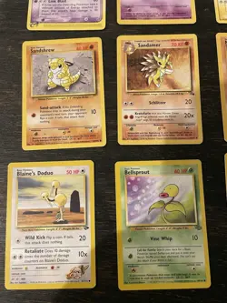 Pokemon TCG Nintendo Wizards Sandshrew, Bellsprout, Machop 40 Card Lot Vintage - Image 2