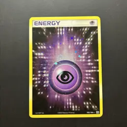 Pokemon TCG Psychic Energy EX Emerald Holo Card 105/106 2005 Rare LP SWIRL - Image 1