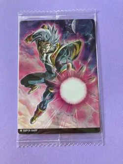 Super baby 4-24 Dragon Ball Itajaga Wafer Card BANDAI Japan Very Rare - Image 3