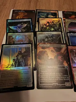 16 X Magic The Gathering Lord of the Rings Foil Common/ Uncommon Job Lot Exc con - Image 2