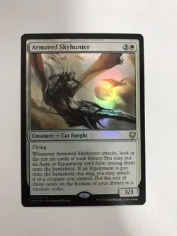 Armored Skyhunter Foil MTG Magic the Gathering Card NM Near Mint CMR - Image 1