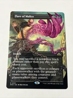 Flare of Malice (Borderless) Modern Horizons 3 Regular - Image 1