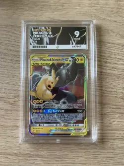 Pokemon 2019 SM Team Up Pikachu Zekrom GX Card 33/181 English Ace 9 - Image 1