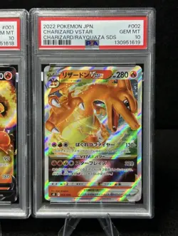 PSA 10 Charizard V & Charizard VSTAR s0 Special Deck Set Pokemon Card Seq - Image 3