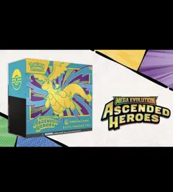 Pokemon TCG: Mega Evolution-Ascended Heroes POKEMON CENTER ETB pre jan - Image 2