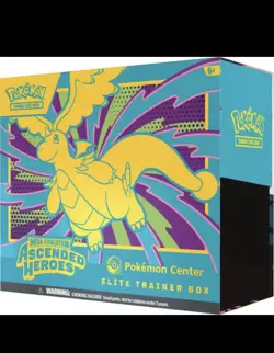 Pokemon TCG: Mega Evolution-Ascended Heroes POKEMON CENTER ETB pre jan - Image 3