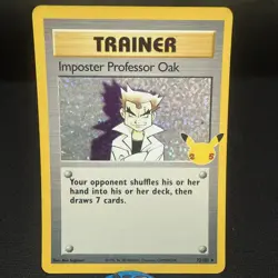 Imposter Professor Oak - 73/102 - Holo - 25th Celebrations - Pokemon TCG (NM) - Image 1