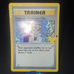 Imposter Professor Oak - 73/102 - Holo - 25th Celebrations - Pokemon TCG (NM) - Image 2