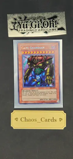 Yu-Gi-Oh! - Near Mint - Gate Guardian - MRD-000 - Secret Rare - Unlim - Image 1