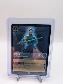 Benja - Guardian of the Dragon Gem [Foil] #180 Lorcana Fabled - Image 1