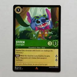 Stitch 89/204 Disney Lorcana Into The Inklands Regular Rare Card NM - Image 1