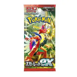 Scarlet Ex SV1S Pokemon Card Booster Pack Japanese Pokemon Center DX Sealed - Image 1