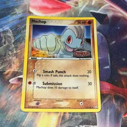 Machop ~ 53/108 ~ Holo ~ EX POWER KEEPERS ~ NEAR MINT + ~ Pokemon Card - Image 1