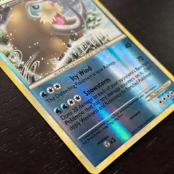 Mamoswine 5/102 Pokemon Triumphant HS Reverse Holo Rare Card MP - Image 2