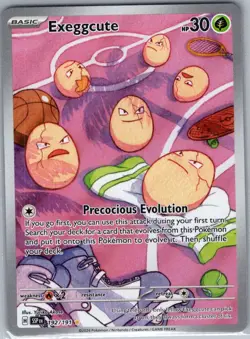 Exeggcute 192/191 SV08: Surging Sparks - Pokemon Card - NM - Image 1