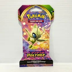 1x Vivid Voltage - Celebi Sealed Pokemon Card Sleeved Booster Pack - Image 1